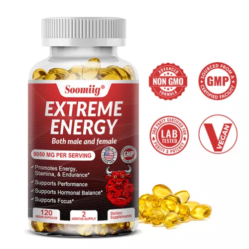 Extreme Energy - Fast,Natural Energy Supplement with Maca Ginseng and More
