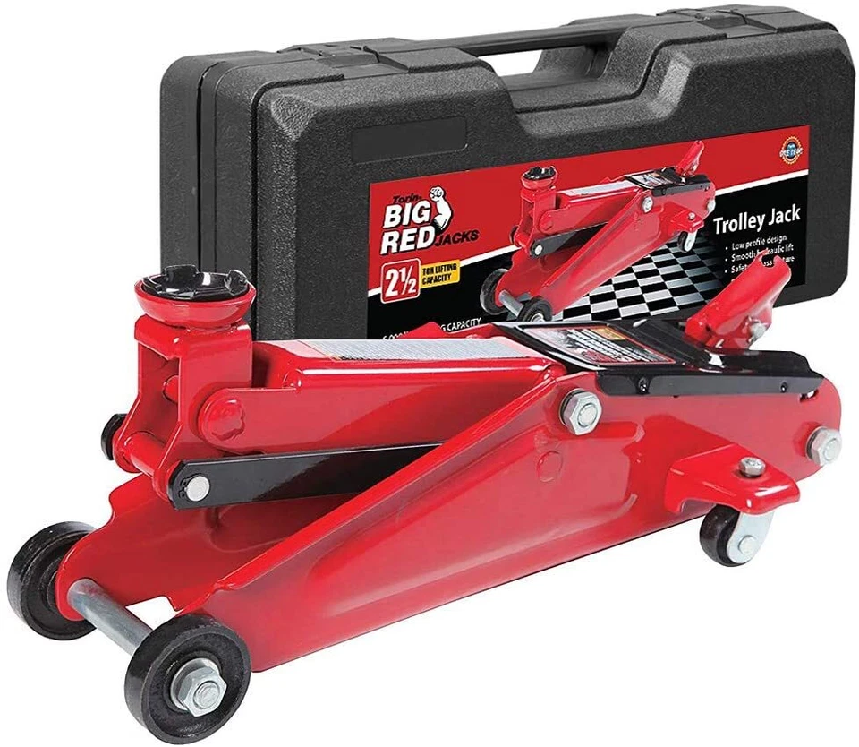 Carro hidráulico Torin BIG RED servicio de piso/piso 2,5 toneladas (5.000 libras), rojo Foto 2 de 4