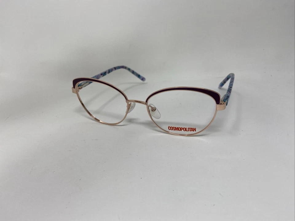 КОСМОПОЛИТИЧЕСКИЕ ОЧКИ MAVIS РОЗОВОЕ ЗОЛОТО ФИОЛЕТОВЫЙ СИНИЙ ГРАФФИТИ 52/17/140. !A73 - Изображение 4 из 4