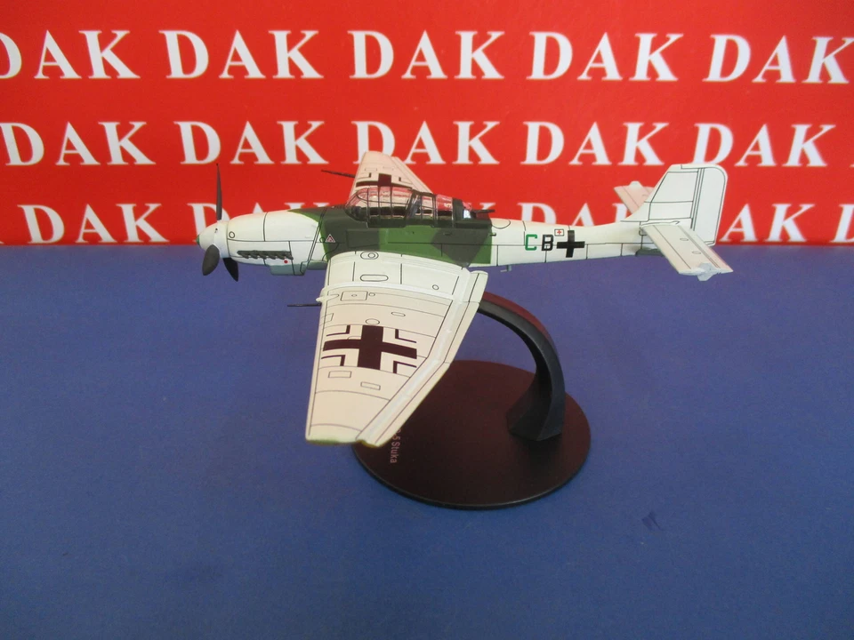 Die cast 1/72 Modellino Aereo Aircraft Junkers JU 87D-5 Stuka White Camouflage - Immagine 2 di 3