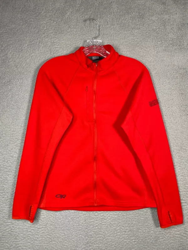 outdoor-research hybrid radiant full zip fleece lined jacket
