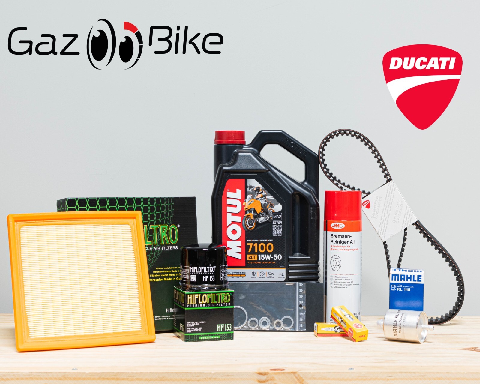 Kit vidange Ducati S 620 IE 2003 pour préparer vos balades avec Motul 15W50