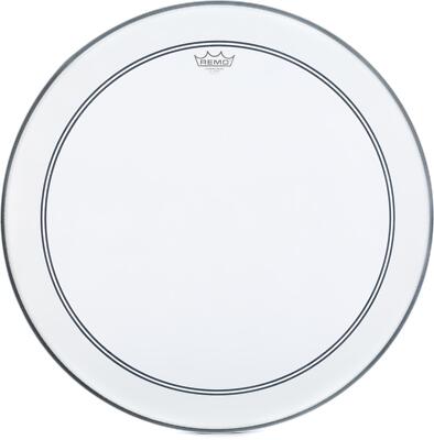 Remo Powerstroke 3 Bass Drumhead with 2.5'' Impact Pad - 26'' - Coated