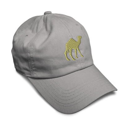 Soft Women Baseball Cap Camel B Embroidery Dad Hats for Men Buckle Closure
