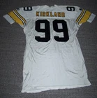 Steelers #99 Levon Kirkland  Game Worn 1996  White Away Jersey  T11