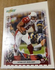Anquan Boldin 2006 Score Super Bowl XLI Embossed Logo #3 SSP 1/1 Masterpiece SP