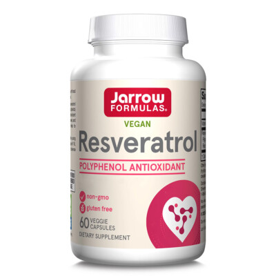 Jarrow Formulas, Resveratrol, 100mg, 60 Kapseln - Blitzversand