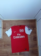 UEFA FC ARSENAL 2011-2012 JOHAN DJOUROU SOCCER FOOTBALL SHIRT JERSEY S BLOCK COR