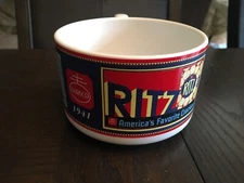 VINTAGE NABISCO RITZ CRACKERS CERAMIC SOUP MUG CUP