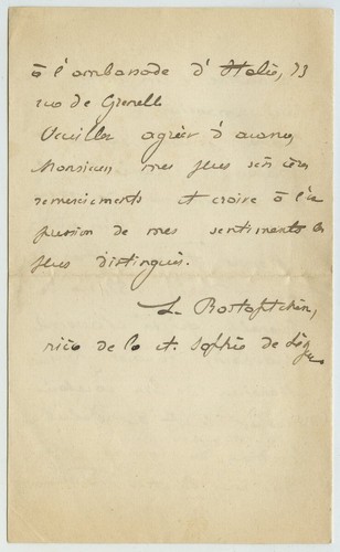 LAS Lydie ROSTOPCHINE, écrivain nièce de la comtesse de Ségur. Juifs de Pologne - Picture 3 of 3