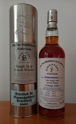 Bunnahabhain Signatory Vintage 2005/2015 Islay Single Malt Scotch Whisky, 9years