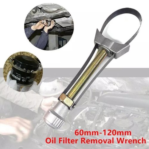 Oil Filter Removal Tool Cap Spanner Strap Wrench 65~155mm Diameter Adjustable - Picture 7 of 15