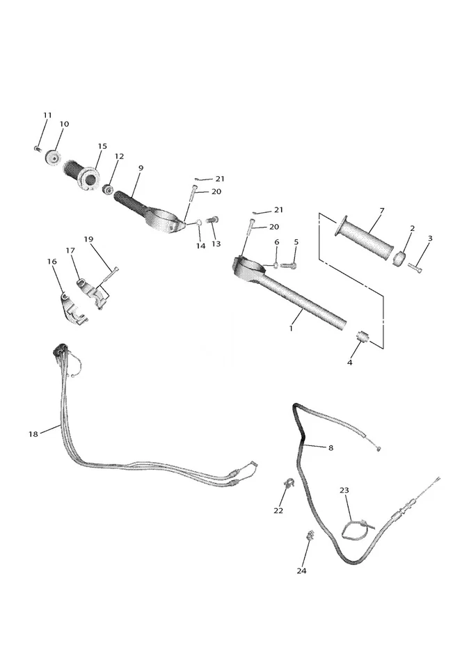 Empuñaduras de manillar R6 tapas de extremos para Yamaha YZF R6 YZF-R6 2006-2020 negro Foto 3 de 4