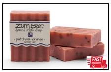 3pk Indigo Wild Zum Goat's Milk Soap Bar for Body, 3oz, Patchouli-Orange