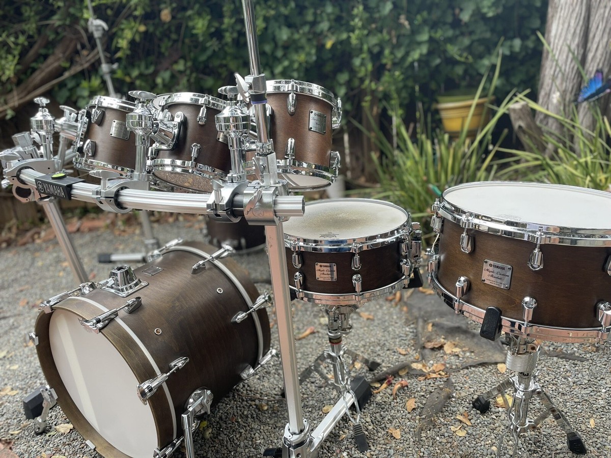 Yamaha Maple Custom in Vintage Black (Walnut Finish) | eBay