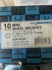 Pferd 82168, 4"x1/2-13 Knot Full twist wire wheel. .020 CS Wire