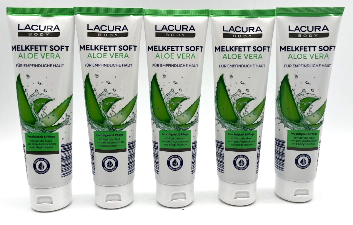 5x Lacura Melkfett Soft ALOE VERA fr den ganzen Krper je 150 ml Neu |  eBay.de