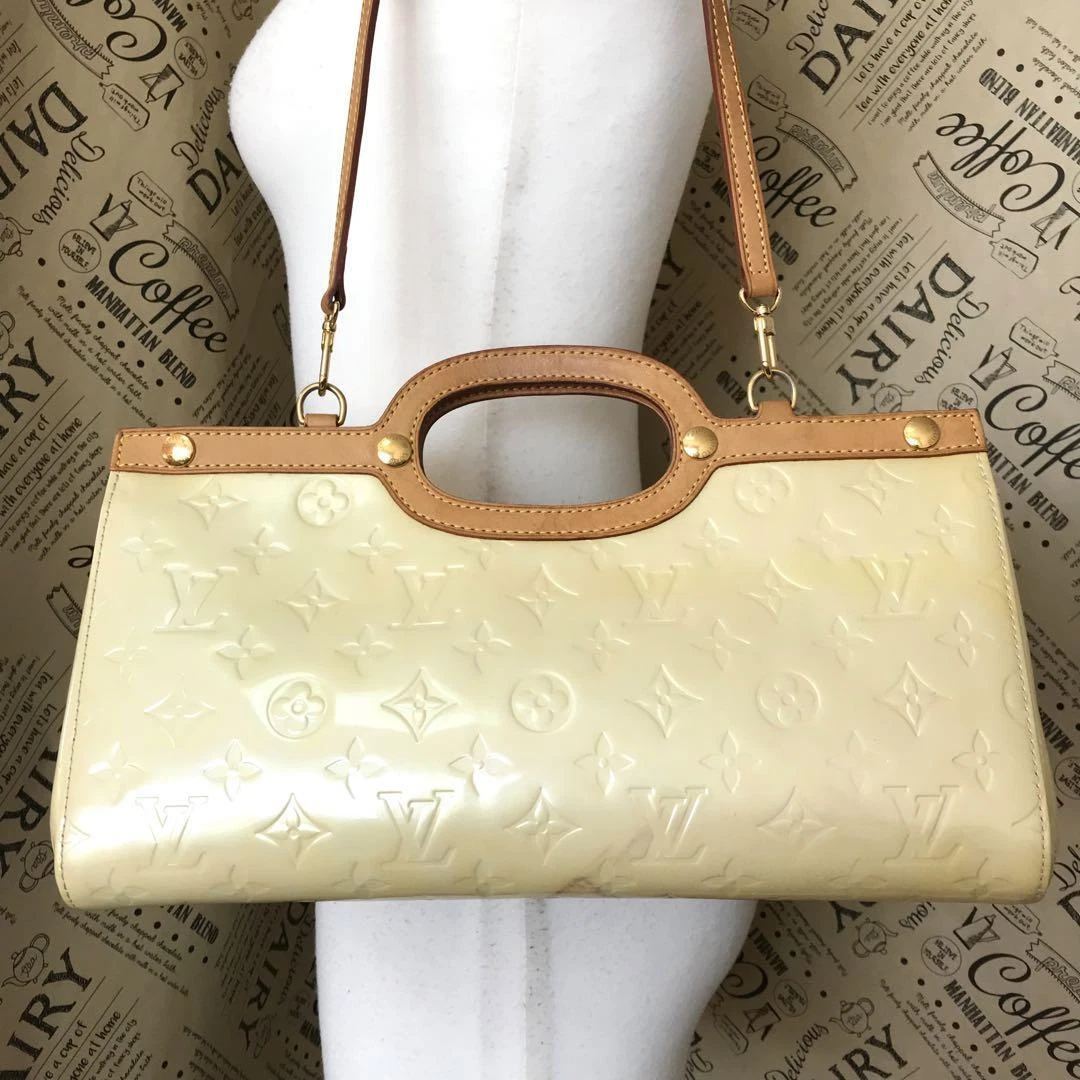 vuitton monogram vernis leather handbag