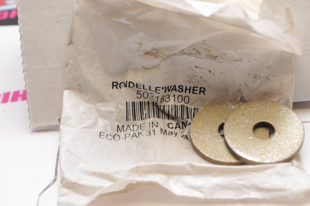 NOS NEW OEM SKIDOO 503183100 Qty:2 WASHER WASHERS (503167800) REAR
