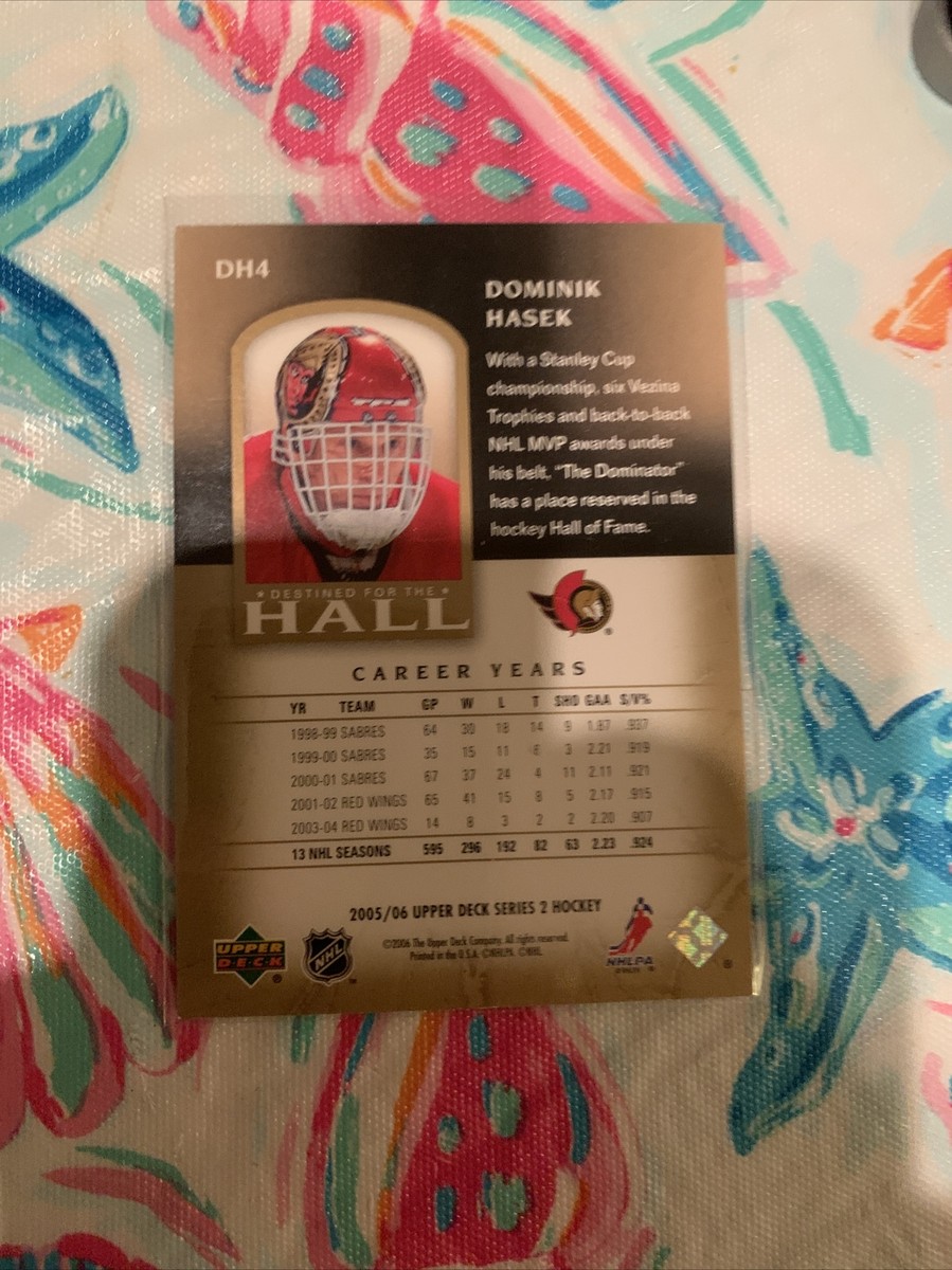 2005-06 Upper Deck Destined for the Hall Hockey Card #DH4 Dominik
