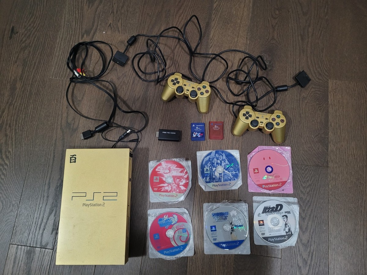 PlayStation 2 Hyakushiki Gold Mobile Suit Z Gundam Console Set w