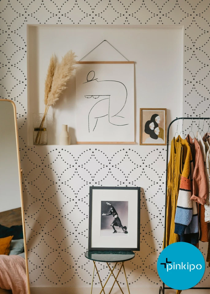 Flor de la Vida, Plantillas de Pared para Pintura, Plantillas para Paredes Foto 2 de 4