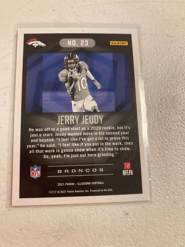 2021 panini illusions football STARLIGHT #23 JERRY JEUDY - Picture 2 of 2