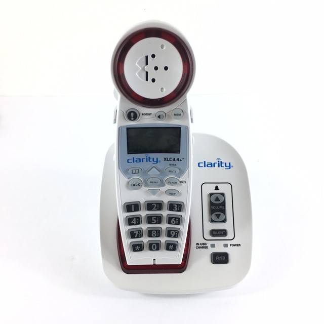 Clarity XLC3.4+ Amplified DECT 6.0 Big Button Cordless Phone Talking