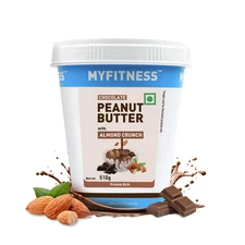 MYFITNESS Peanut Butter Chocolate Spread with Almond Crunch 510g