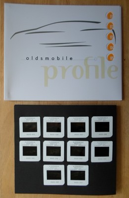 OLDSMOBILE PROFILE 2000 Concept Car Prestige Media Press Brochure + Slides - GM