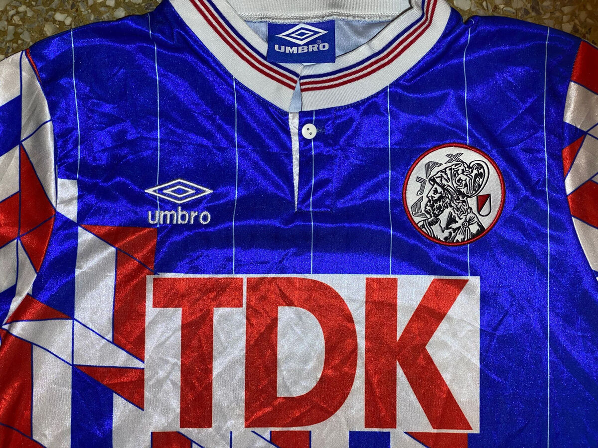 AFC Ajax Retro 1989 1990 Soccer Away Replica Remake Football AFC Ajax Retro 1989 1990 Soccer Away Replica Remake Football