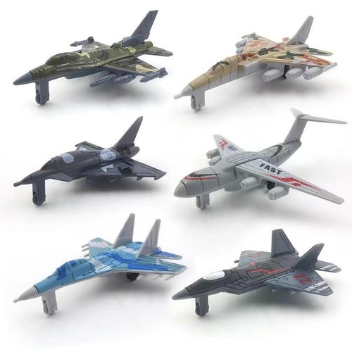 6x Alloy Airplane Fighter Jet Diecast Plane Models for Collections Desktop - Picture 5 of 6