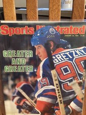 Sports Illustrated Magazine Gretzky 1984 Edmonton Oilers