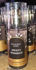 Sweet Whiskey Bath And Body Travel Size Body Mist New