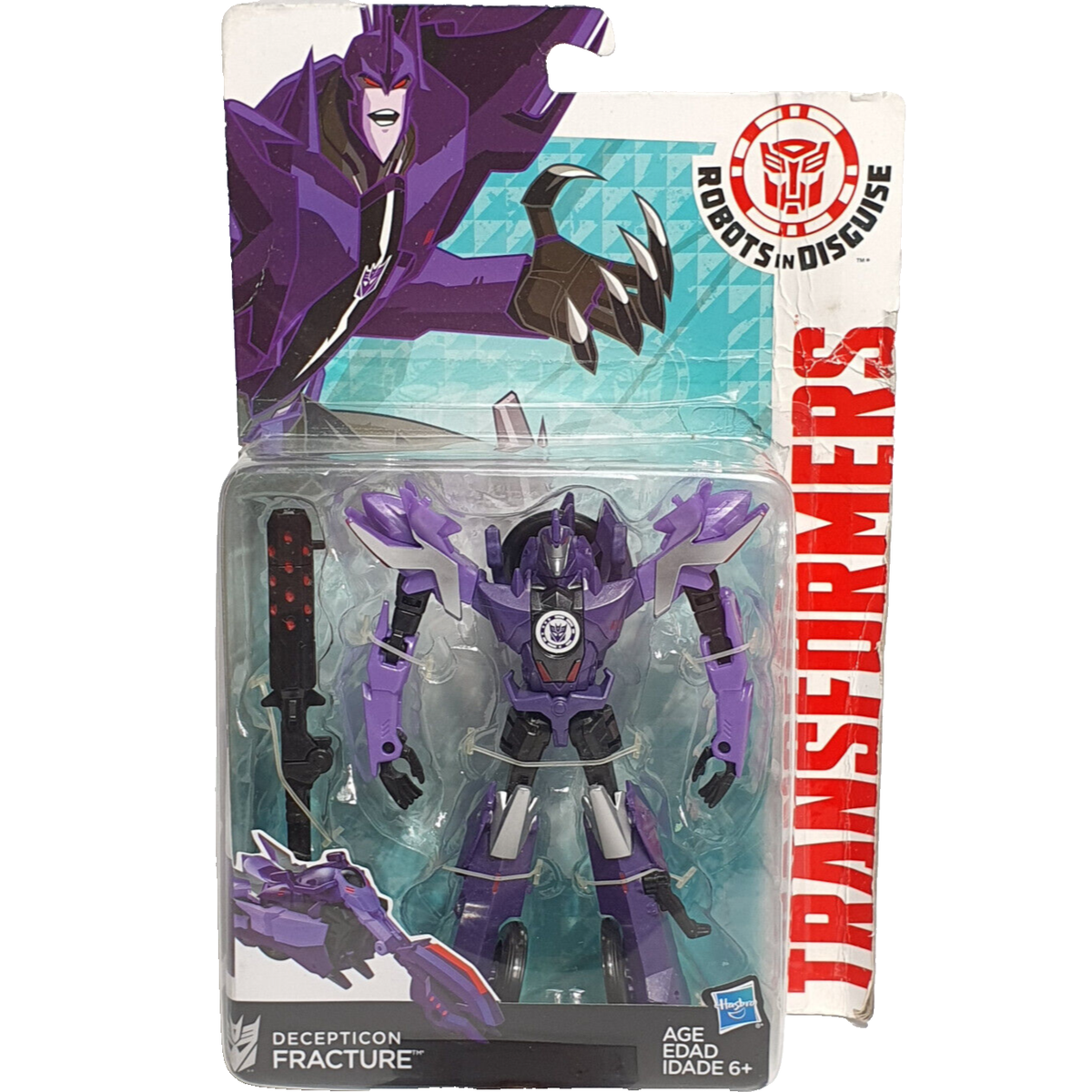 Transformers Robots in Disguise DECEPTICON FRACTURE Deluxe Warrior