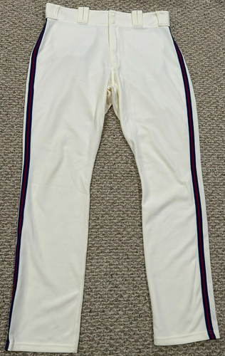PHILADELPHIA PHILLIES HOME CREAM SIZE 39-46-35 2021 GAME USED PANTS ISSUED