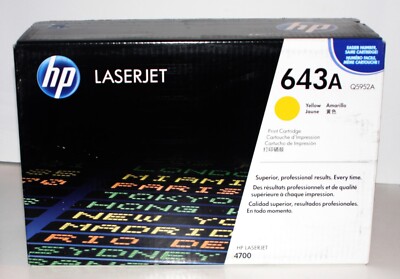 HP LaserJet 643A (Q5952A) Yellow Toner Cartridge