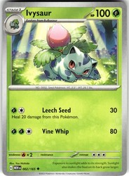 Ivysaur 002/165 Scarlet & Violet 151 Uncommon