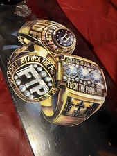 HUF x FTP 3-Peat Championship Rings Skate Deck