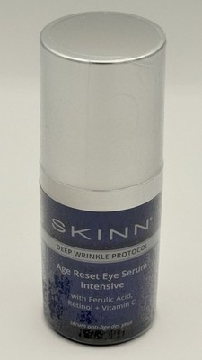 skinn cosmetics collagenesis Age Reset Eye  Serum Intensive 0.5 Oz Sealed