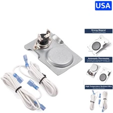 Universal Magnetic Thermostat Switch for Wood Stove & Gas Log Fireplaces - 120°F