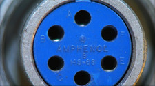 AMPHENOL MIL Spec Circular Connector MS3106A-14S-6S  MS3057-6A Sleeve Pigtail