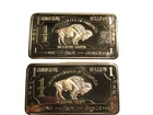 LOT  of  2     1   TROY OUNCE  PURE   0 .999  GERMAN SILVER  BARS
