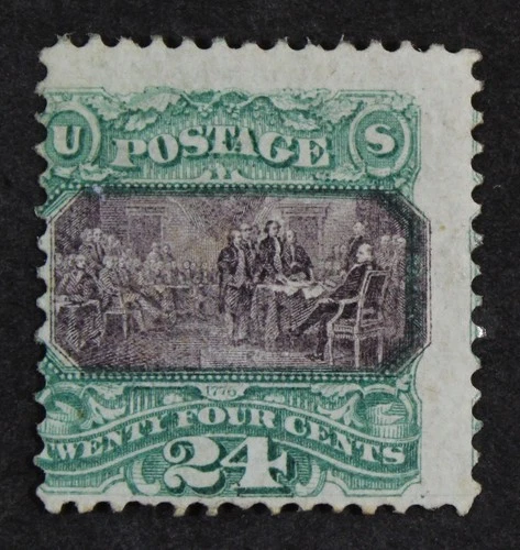 CKStamps: US Stamps Collection Scott#120 24c Pictorial Unused Regum