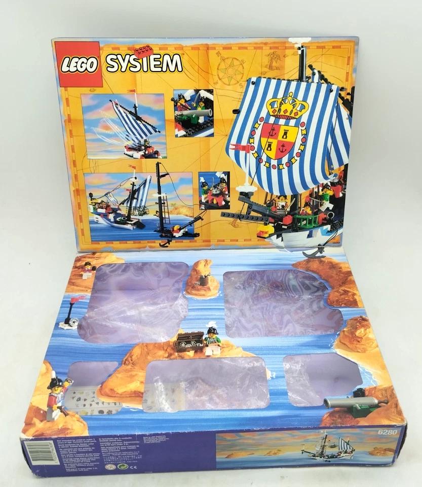 LEGO 6280 Armada Flagship ONLY BOX EMPTY OVP Vintage Retro Pirat Pirates - Bild 3 von 4