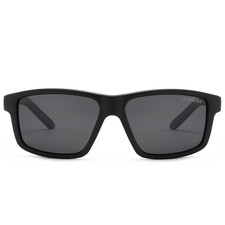Carrera 8003 Sunglasses Matte Black Frame Gray Lenses 57-17-143mm UV