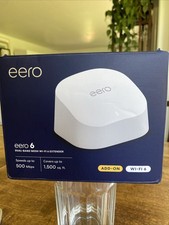 Eero 6 Dual Band Mesh Wi-Fi 6 Router White ADD ON 