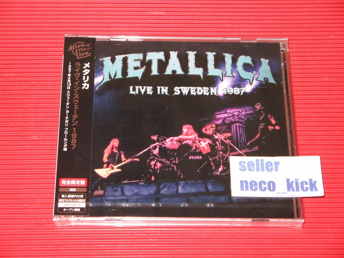5ET METALLICA LIVE IN SWEDEN 1987 JAPAN 2 CD | eBay