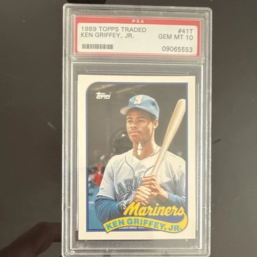 Topps 1989 Traded Ken Griffey Jr Rookie #41T PSA 10 GEM MT Seattle Mariners