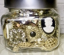 Jewelry Jar In Gold